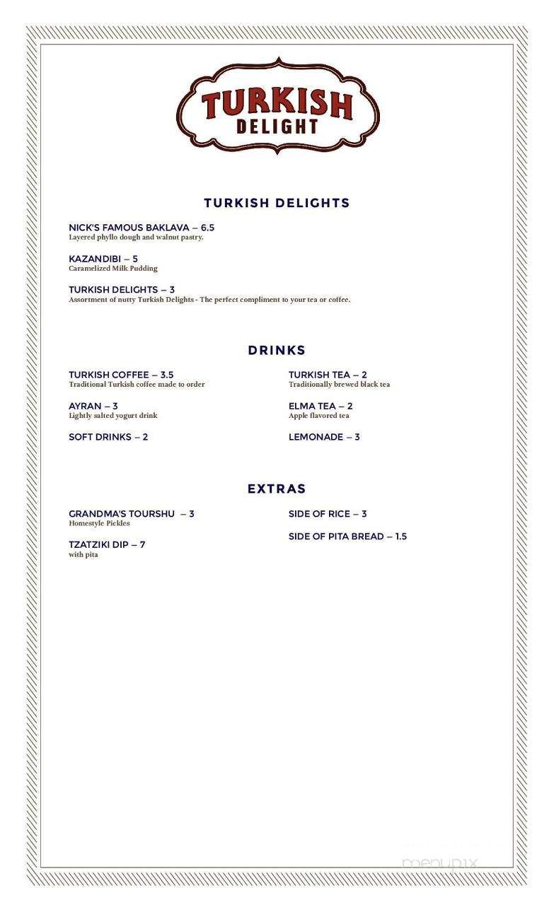 Turkish Delight - Anchorage, AK menu_pic