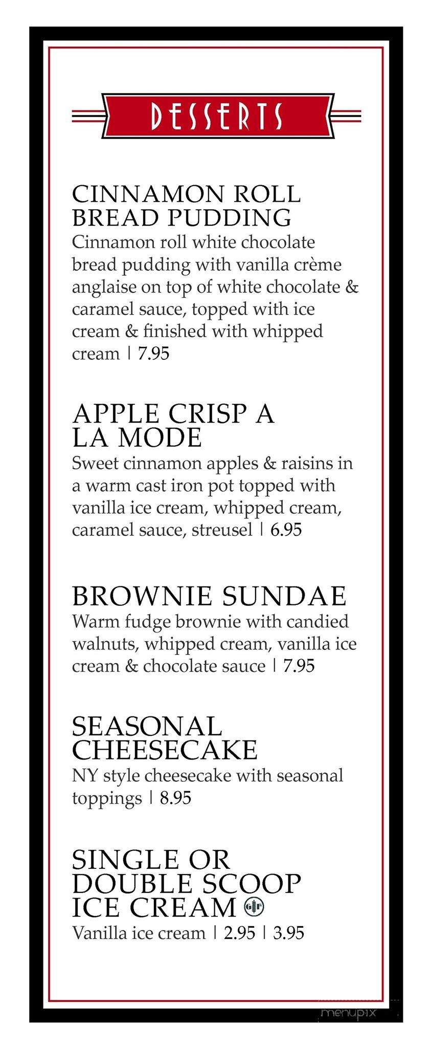 Vernon's Open Door - Albuquerque, NM menu_pic