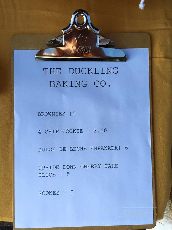 The Duckling Baking - San Marcos, TX menu_pic
