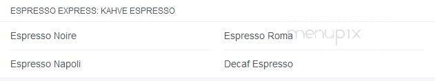 Espresso Express Coffee - Brighton, MA menu_pic