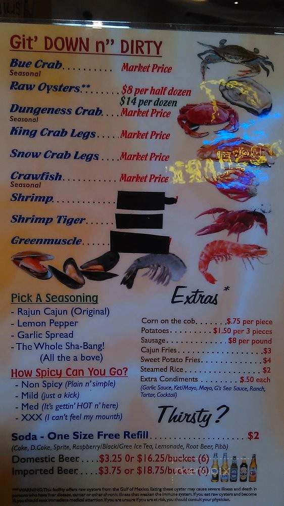 La King Crab - Dallas, TX menu_pic
