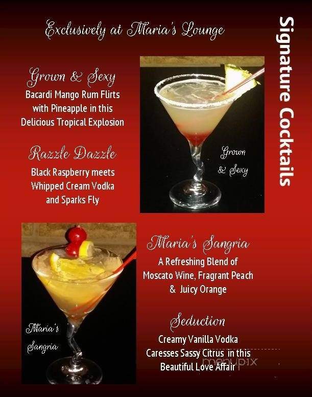 Maria's Lounge - Reynoldsburg, OH menu_pic