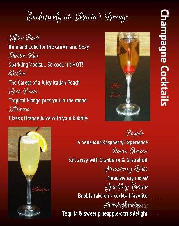 Maria's Lounge - Reynoldsburg, OH menu_pic