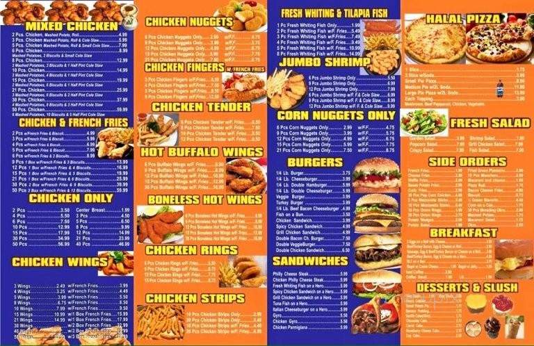New Texas Fried Chicken - Queens, NY menu_pic