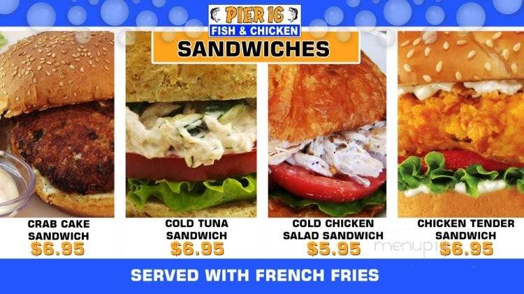 Pier 16 Fish & Chicken - Charlotte, NC menu_pic