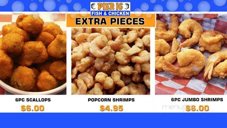 Pier 16 Fish & Chicken - Charlotte, NC menu_pic