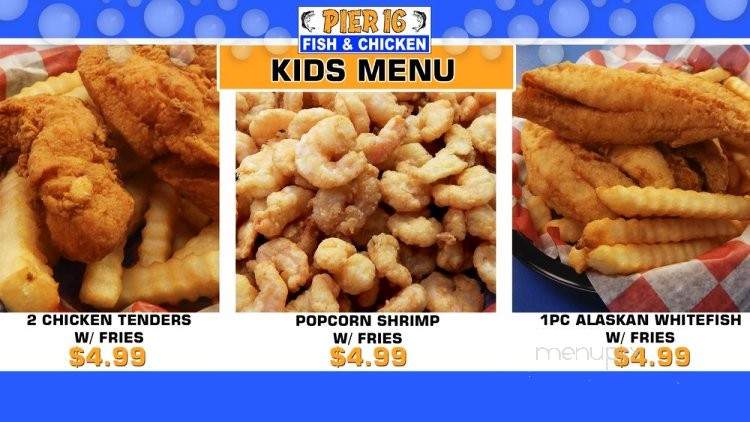 Pier 16 Fish & Chicken - Charlotte, NC menu_pic