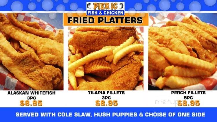 Pier 16 Fish & Chicken - Charlotte, NC menu_pic