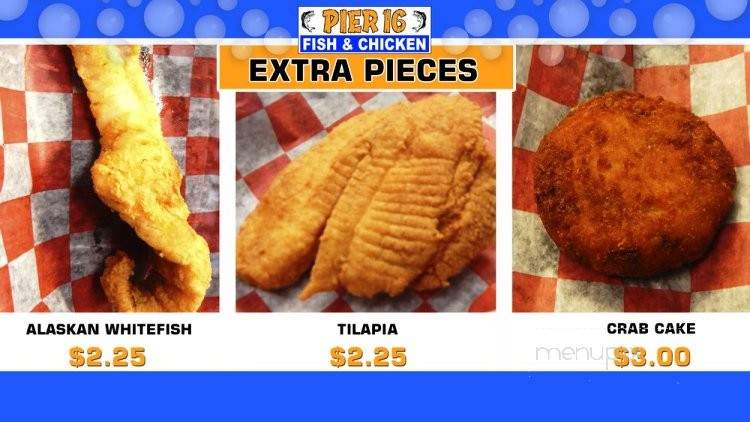 Pier 16 Fish & Chicken - Charlotte, NC menu_pic