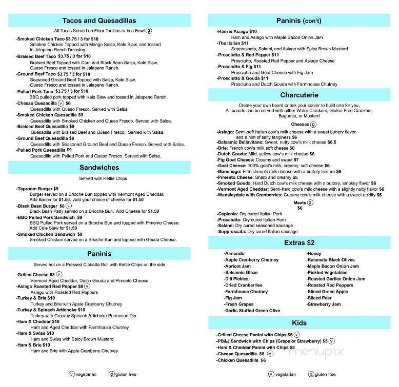 SIP - Leonardtown, MD menu_pic