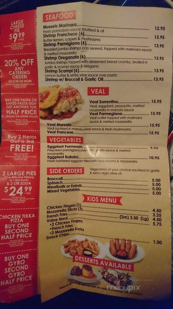 Village Restaurant - Huntington, NY menu_pic