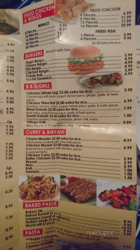Village Restaurant - Huntington, NY menu_pic