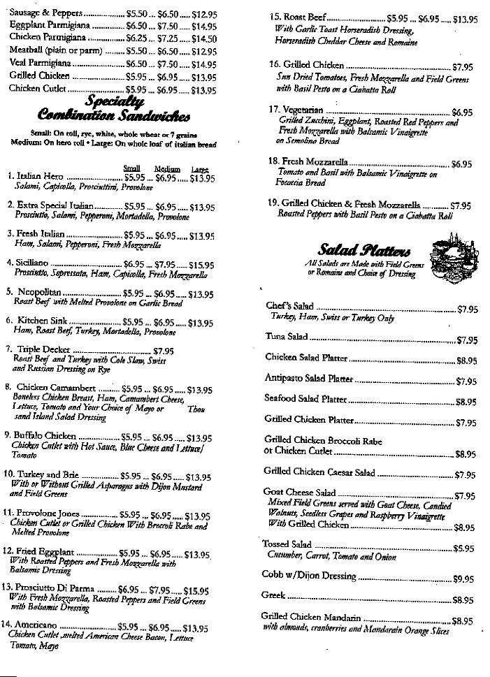 Pizzeria Grande - Rockford, MI menu_pic