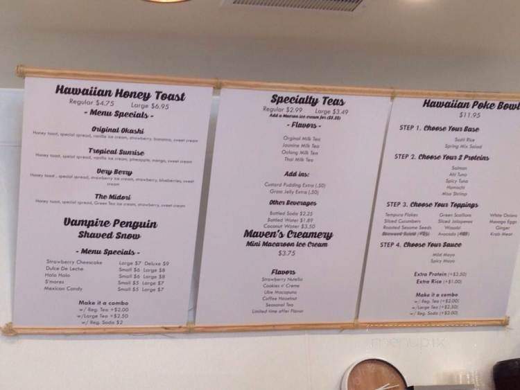 Okashi Fusion - Vacaville, CA menu_pic