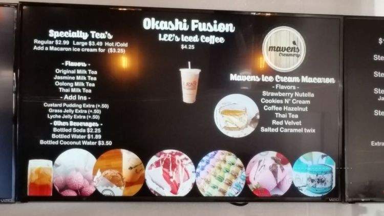 Okashi Fusion - Vacaville, CA menu_pic