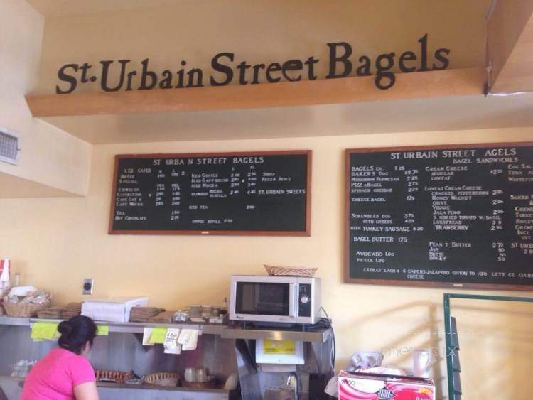Saint Urban Street Bagels - Los Angeles, CA menu_pic