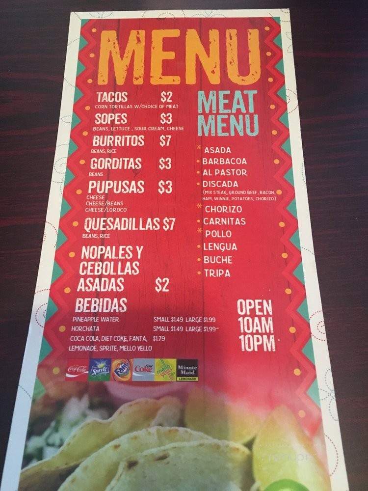 Taqueria Las Comadres - Myrtle Beach, SC menu_pic