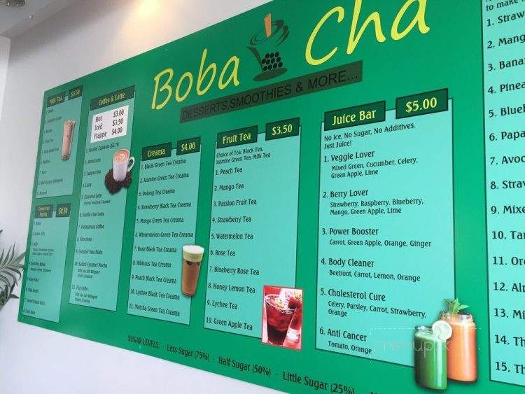 /28002530/Boba-Cha-Menu-Houston-TX - Houston, TX