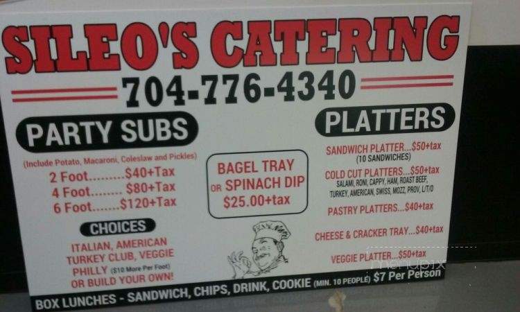 Sileo's New York Deli - Indian Trail, NC menu_pic
