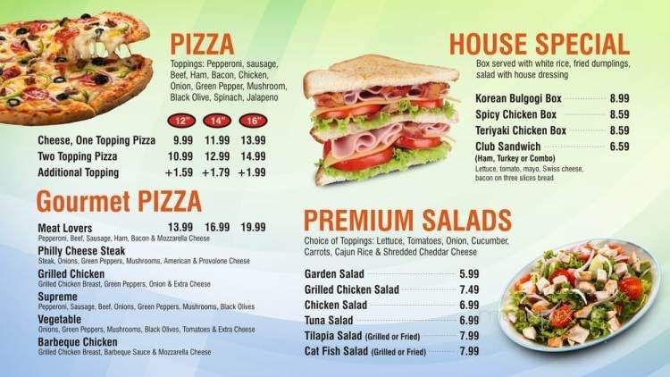 Leo's Eatery - Washington, DC menu_pic