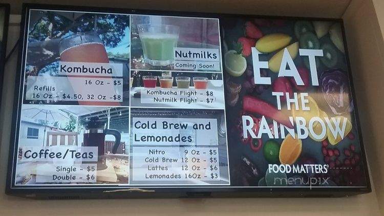 Nourish Health Bar and Cafe - Citrus Heights, CA menu_pic