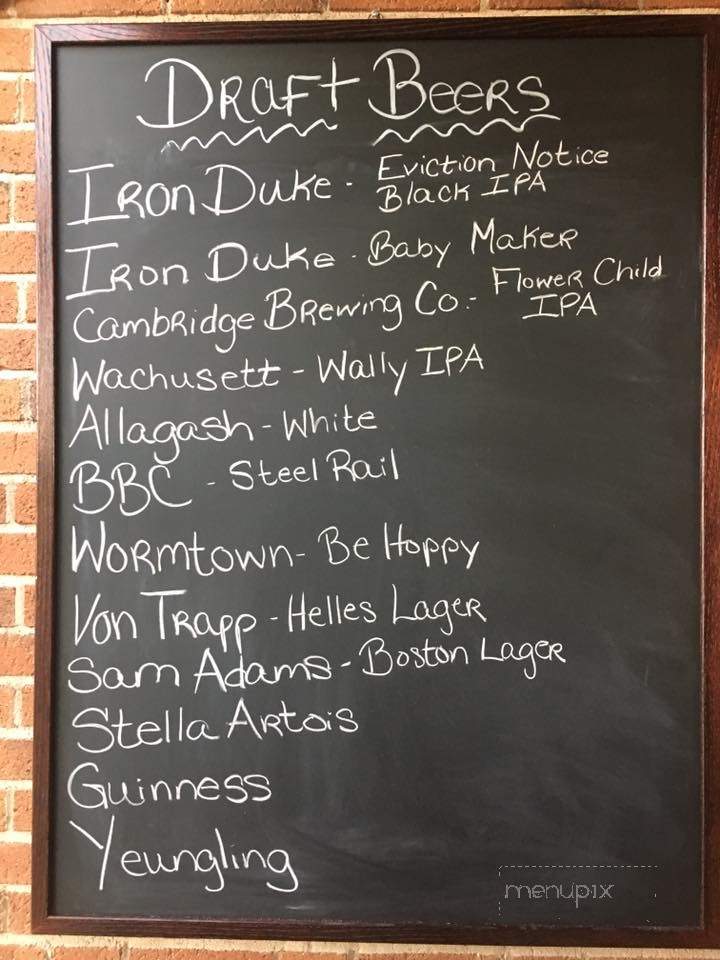 Route 20 Bar and Grille - Wilbraham, MA menu_pic