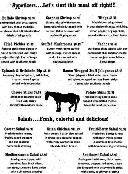 J's Steakhouse - Benton, KY menu_pic