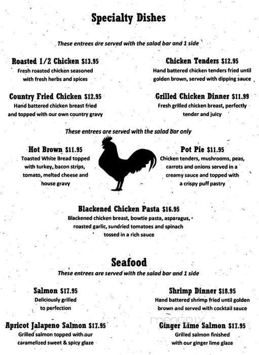 J's Steakhouse - Benton, KY menu_pic