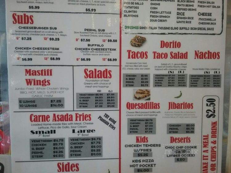 Pitbullz Pizza - Lancaster, PA menu_pic