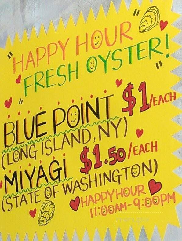 Oystars - Los Angeles, CA menu_pic