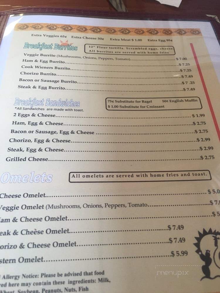 Tachi's Kitchen - Riverside, RI menu_pic
