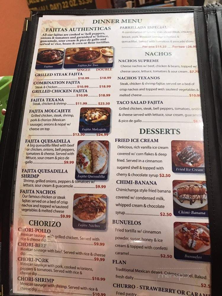 Romo's Mexican Restaurant and Cantina - Crossville, TN menu_pic