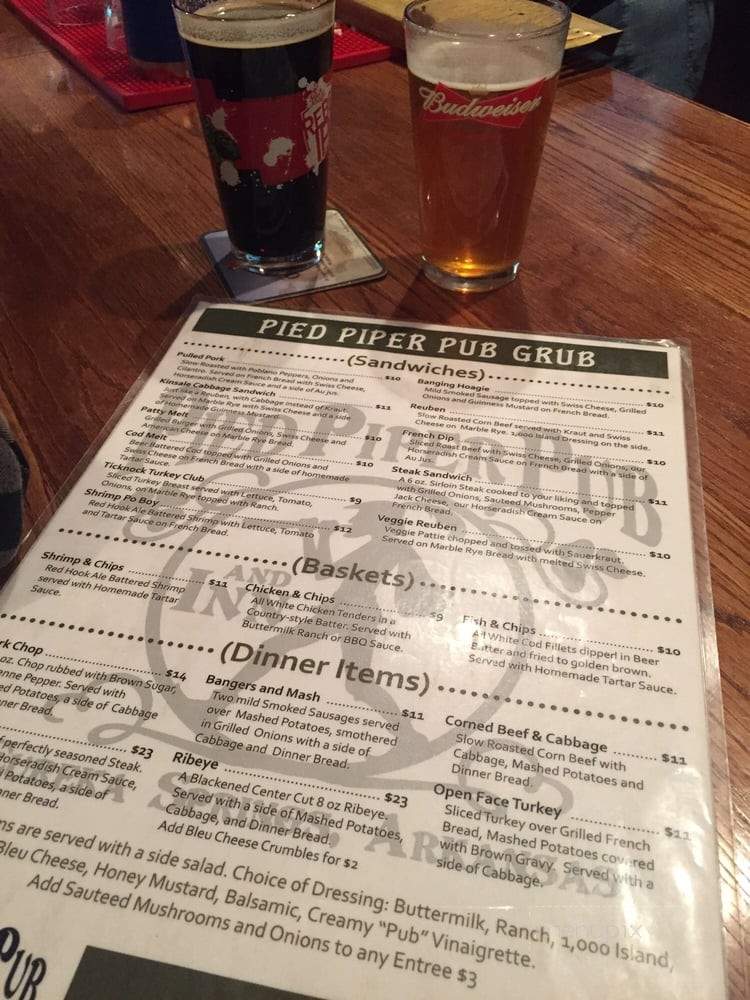 The Cathouse Lounge - Eureka Springs, AR menu_pic