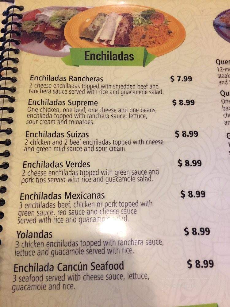 Fiesta Cancun - South Bend, IN menu_pic