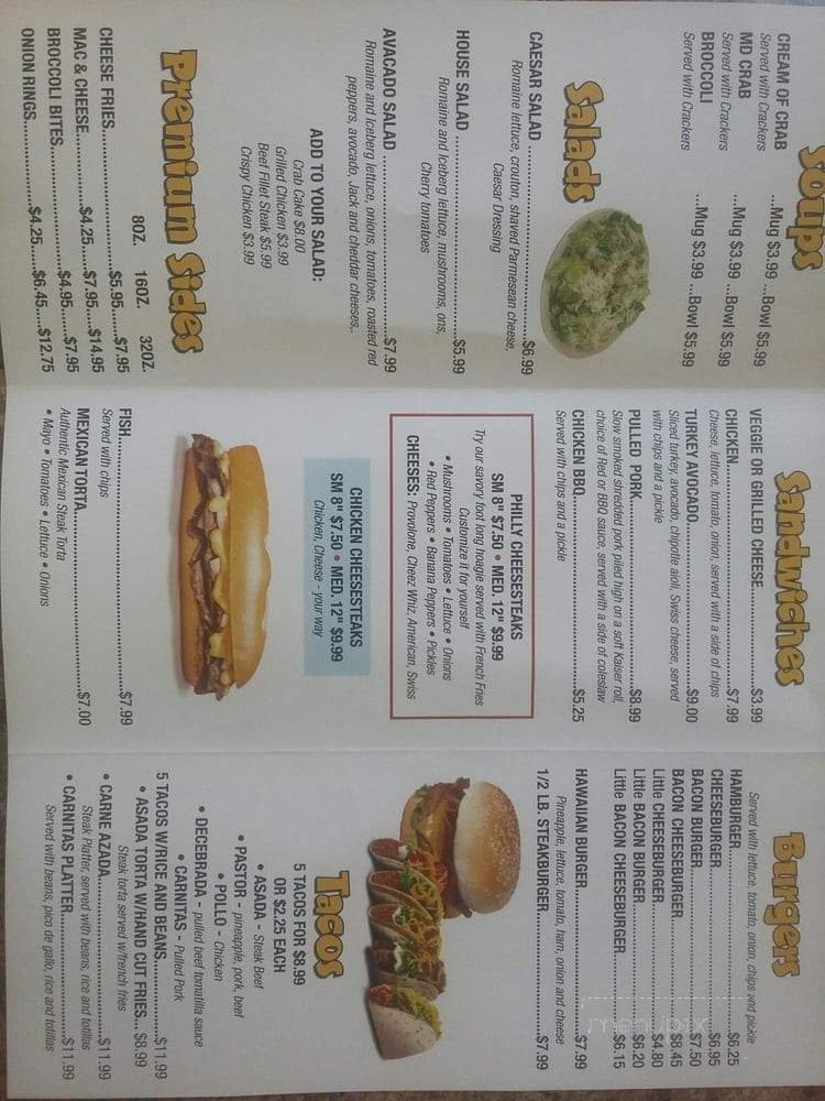 Wallace - Frankford, DE menu_pic
