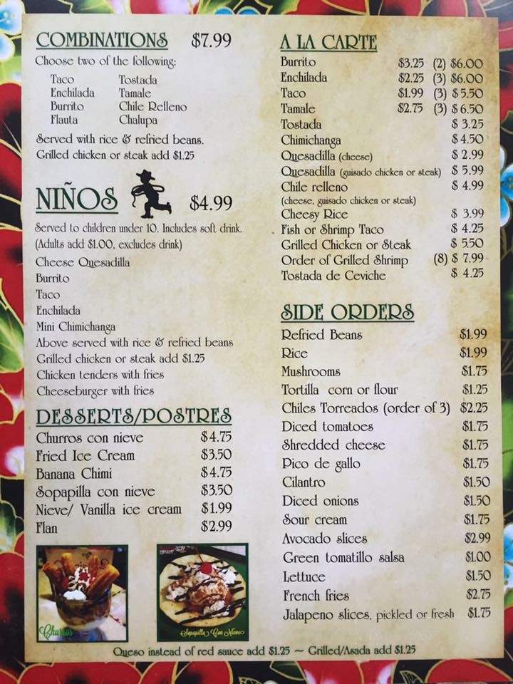Garcia's Taqueria Grill - Gallatin, TN menu_pic