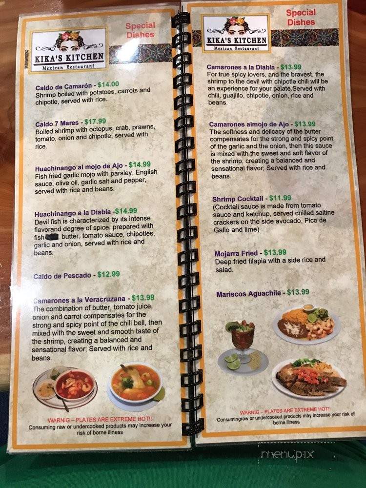 Kika's Kitchen - Bridgeton, MO menu_pic