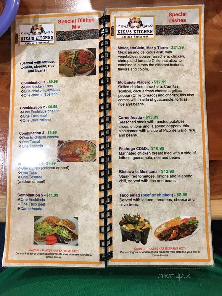 Kika's Kitchen - Bridgeton, MO menu_pic