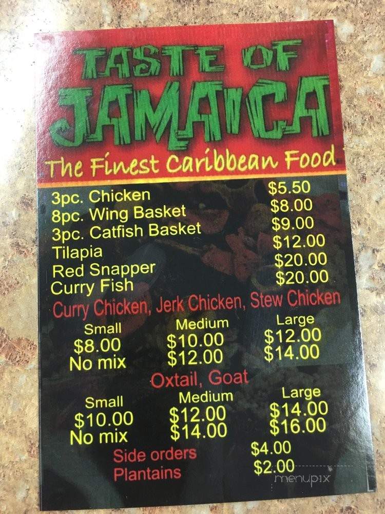 Taste of Jamaica - Lancaster, TX menu_pic