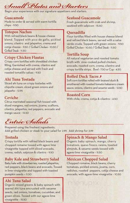 Maria Maria Mexican Restaurant - Lisbon, ND menu_pic