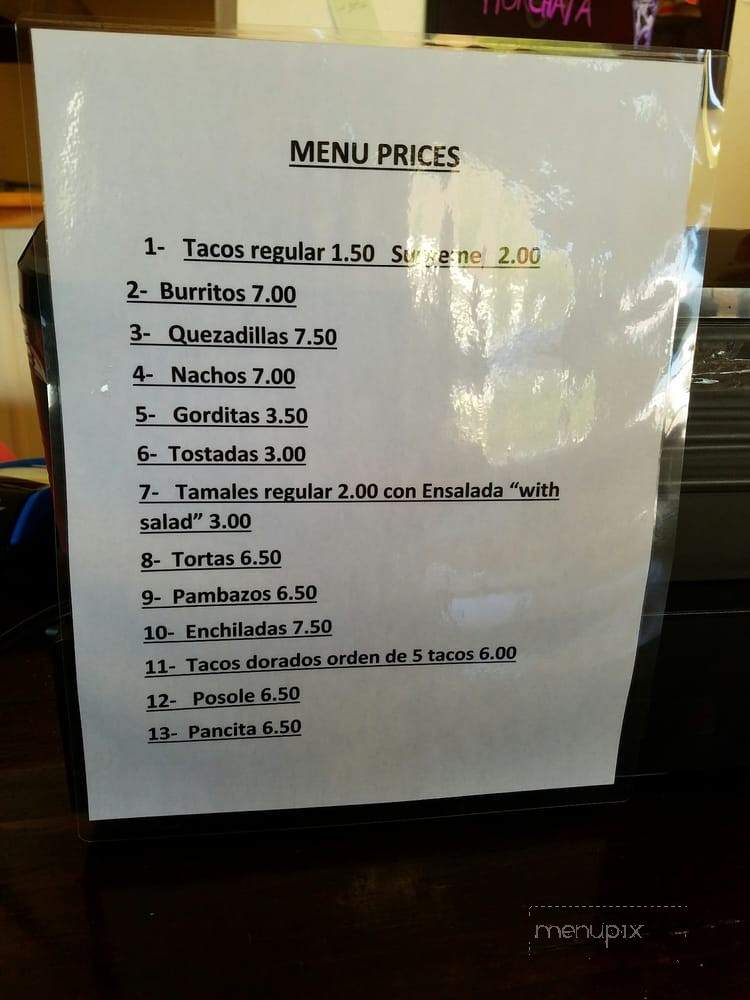Tacontento - Pawtucket, RI menu_pic