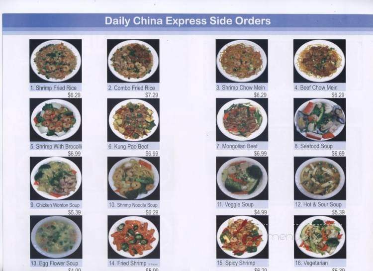 China Express - Los Angeles, CA menu_pic