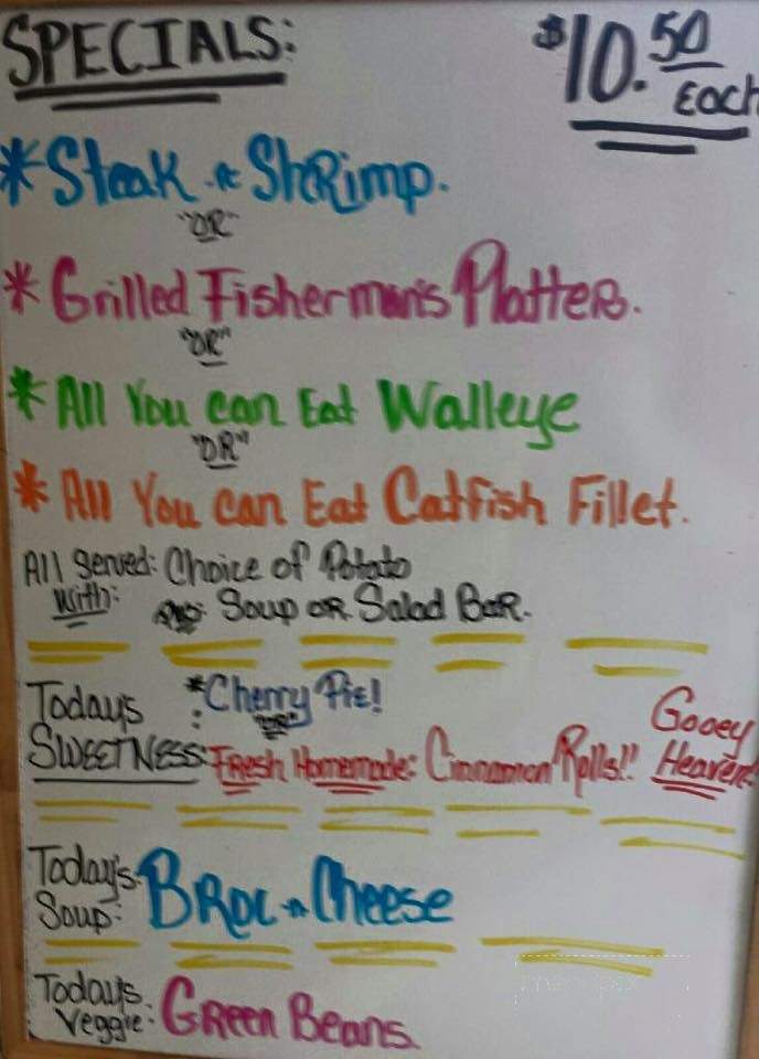 CJ's Family Restaurant - Bloomfield, IA menu_pic