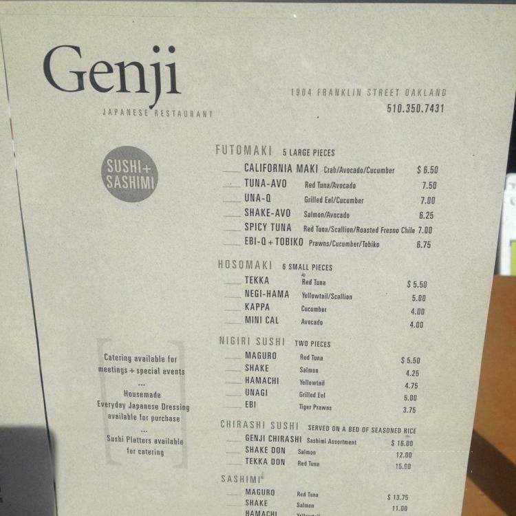 /28042530/Genji-Japanese-Restaurant-Oakland-CA - Oakland, CA