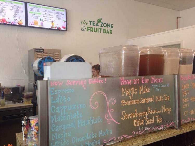 The Tea Zone & Fruit Bar - Mountain View, CA menu_pic