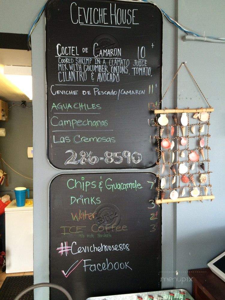 Ceviche House - Wahiawa, HI menu_pic