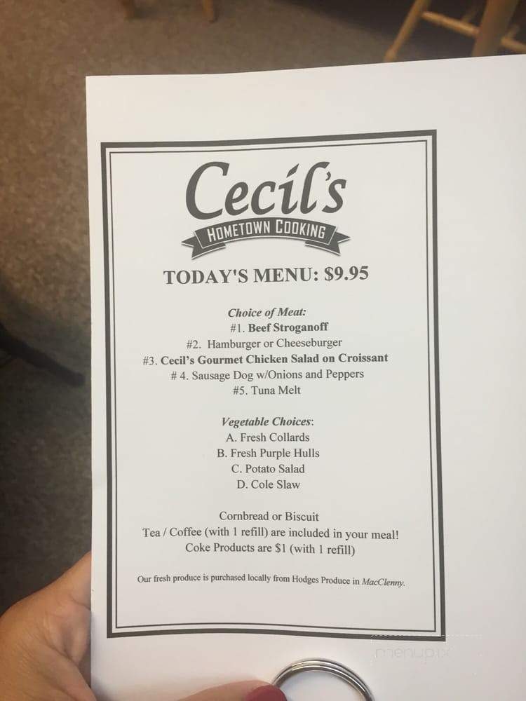 /28049016/Cecils-Hometown-Cooking-Macclenny-FL - Macclenny, FL