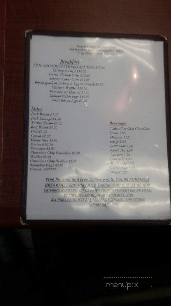 Ruth and Corey's Southern Cafe - Somerset, NJ menu_pic