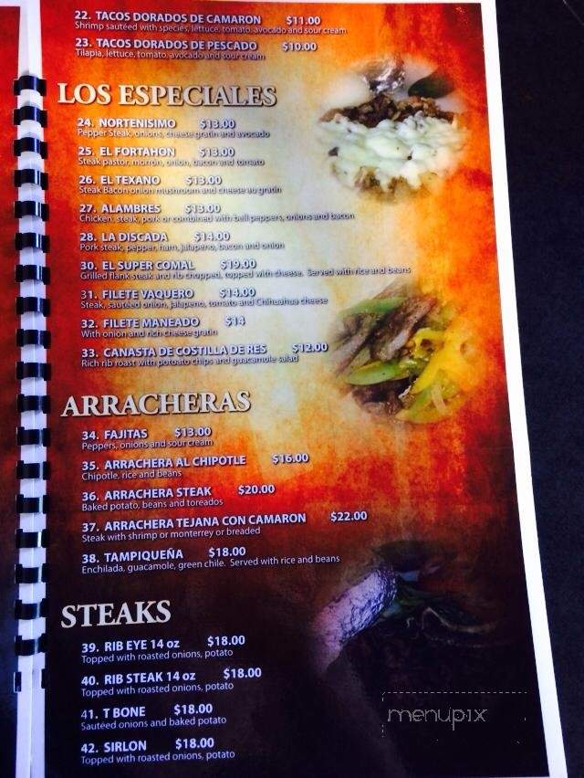 Salsa's Mexican restaurant - Seminole, TX menu_pic