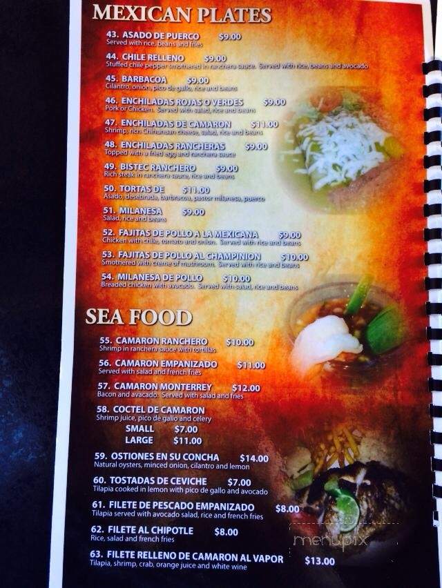 Salsa's Mexican restaurant - Seminole, TX menu_pic